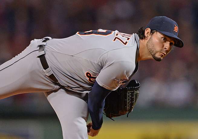 Only a high pitch count prevented Anibal Sanchez from extending his mastery of the Red Sox further.
